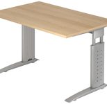 HAMMERBACHER höhenverstellbarer Schreibtisch VUS12/E/S eiche