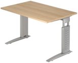 HAMMERBACHER höhenverstellbarer Schreibtisch VUS12/E/S eiche