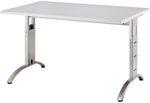 HAMMERBACHER höhenverstellbarer Schreibtisch VFS12/5/S lichtgrau