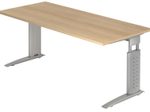 HAMMERBACHER höhenverstellbarer Schreibtisch VUS19/E/S eiche