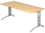HAMMERBACHER höhenverstellbarer Schreibtisch VFS19/3/S ahorn