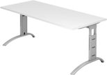 HAMMERBACHER höhenverstellbarer Schreibtisch VFS19/W/S weiß