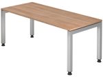 HAMMERBACHER höhenverstellbarer Schreibtisch VJS19/N/S nussbaum