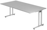 HAMMERBACHER Schreibtisch VNS2E/5/S lichtgrau