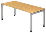 HAMMERBACHER höhenverstellbarer Schreibtisch VJS19/6/S buche