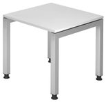 HAMMERBACHER höhenverstellbarer Schreibtisch VJS08/W/S weiß