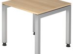 HAMMERBACHER höhenverstellbarer Schreibtisch VJS08/E/S eiche