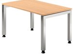 HAMMERBACHER höhenverstellbarer Schreibtisch VJS12/6/S buche