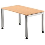 HAMMERBACHER höhenverstellbarer Schreibtisch VJS12/6/S buche