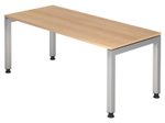 HAMMERBACHER höhenverstellbarer Schreibtisch VJS19/E/S eiche