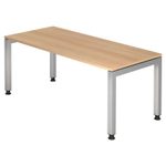 HAMMERBACHER höhenverstellbarer Schreibtisch VJS19/E/S eiche