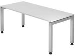 HAMMERBACHER höhenverstellbarer Schreibtisch VJS19/W/S weiß