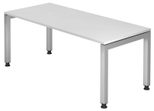 HAMMERBACHER höhenverstellbarer Schreibtisch VJS19/W/S weiß
