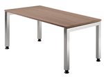 HAMMERBACHER höhenverstellbarer Schreibtisch VJS16/N/S nussbaum