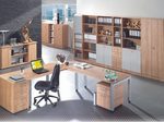 HAMMERBACHER höhenverstellbarer Schreibtisch VJS08/N/S nussbaum
