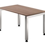 HAMMERBACHER höhenverstellbarer Schreibtisch VJS12/N/S nussbaum