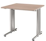 HAMMERBACHER Schreibtisch VNS08/N/S nussbaum