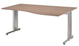HAMMERBACHER Schreibtisch VNS18/N/S nussbaum
