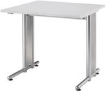 HAMMERBACHER Schreibtisch VNS08/5/S lichtgrau