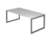 HAMMERBACHER höhenverstellbarer Schreibtisch VRS2E/5/G lichtgrau