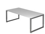 HAMMERBACHER höhenverstellbarer Schreibtisch VRS2E/5/G lichtgrau