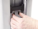 HAMMERBACHER höhenverstellbarer Schreibtisch VUS08/W/W weiß