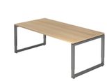HAMMERBACHER höhenverstellbarer Schreibtisch VRS2E/E/G eiche