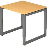 HAMMERBACHER höhenverstellbarer Schreibtisch VRS08/6/G buche