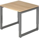 HAMMERBACHER höhenverstellbarer Schreibtisch VRS08/E/G eiche