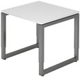HAMMERBACHER höhenverstellbarer Schreibtisch VRS08/W/G weiß