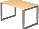 HAMMERBACHER höhenverstellbarer Schreibtisch VRS12/3/G ahorn