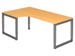 HAMMERBACHER VRS82/6/G höhenverstellbarer Schreibtisch 65 - 85 cm buche / anthrazit