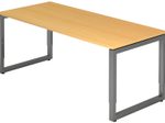 HAMMERBACHER höhenverstellbarer Schreibtisch VRS19/6/G buche