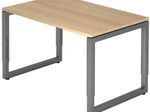 HAMMERBACHER höhenverstellbarer Schreibtisch VRS12/E/G eiche