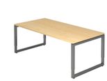 HAMMERBACHER höhenverstellbarer Schreibtisch VRS2E/3/G ahorn