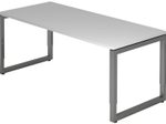 HAMMERBACHER höhenverstellbarer Schreibtisch VRS19/5/G lichtgrau