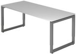HAMMERBACHER höhenverstellbarer Schreibtisch VRS19/5/G lichtgrau