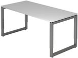 HAMMERBACHER höhenverstellbarer Schreibtisch VRS16/5/G lichtgrau