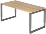 HAMMERBACHER höhenverstellbarer Schreibtisch VRS16/E/G eiche