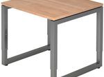 HAMMERBACHER höhenverstellbarer Schreibtisch VRS08/N/G nussbaum
