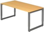 HAMMERBACHER höhenverstellbarer Schreibtisch VRS16/6/G buche