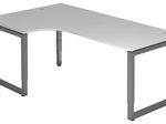 HAMMERBACHER VRS82/5/G höhenverstellbarer Schreibtisch 65 - 85 cm lichtgrau / grafit
