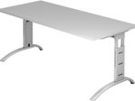 HAMMERBACHER höhenverstellbarer Schreibtisch VFS19/5/S lichtgrau
