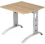HAMMERBACHER höhenverstellbarer Schreibtisch VFS08/E/S eiche