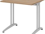 HAMMERBACHER Schreibtisch VBS08/N/S nussbaum