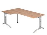HAMMERBACHER Schreibtisch VFS82/N/S nussbaum