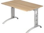 HAMMERBACHER höhenverstellbarer Schreibtisch VFS12/E/S eiche