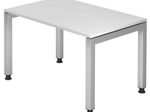HAMMERBACHER höhenverstellbarer Schreibtisch VJS12/W/S weiß