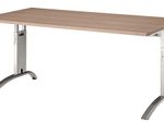 HAMMERBACHER höhenverstellbarer Schreibtisch VFS16/N/S nussbaum
