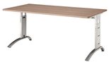 HAMMERBACHER höhenverstellbarer Schreibtisch VFS16/N/S nussbaum